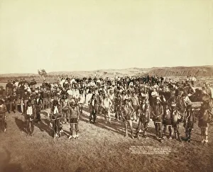 Mixed Race Prints: At the Dance Part of the 8th US Cavalry and 3rd Infantry at the great Indian Grass Dance