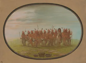 Images Dated 23rd February 2021: Dance to the Berdache - Saukie, 1861 / 1869. Creator: George Catlin