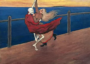 Dance of Death, 1899. Artist: Simberg, Hugo (1873-1917)
