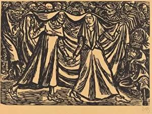 The Dance of Death II, 1921. Creator: Ernst Barlach