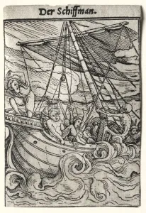 Dance of Death: The Sailor, c. 1526. Creator: Hans Holbein (German, 1497 / 98-1543)