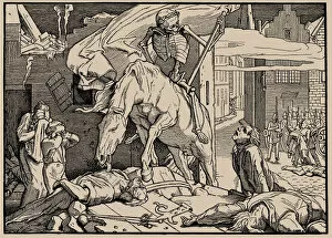 Alfred 1816 1859 Gallery: Also a Dance of Death, Sheet VI (Death the Victor), 1849