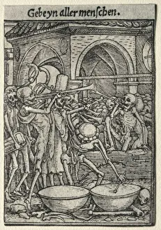 1497 98 1543 Prints: Dance of Death: The Trumpeters of Death. Creator: Hans Holbein (German, 1497 / 98-1543)