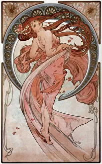 Dance (From the series The Arts), 1898. Artist: Mucha, Alfons Marie (1860-1939)