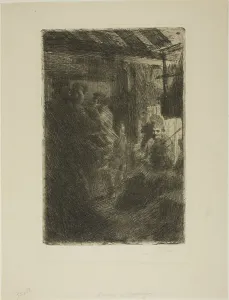 Dance at Gopsmor, 1906. Creator: Anders Leonard Zorn