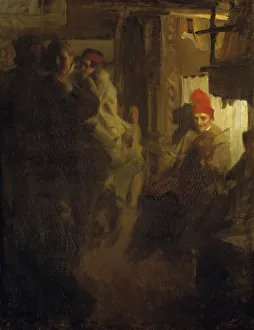 Zorn Anders Prints: Dance in Gopsmor, 1906. Creator: Anders Leonard Zorn