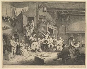 The Dance at the Inn, 1652. Creator: Adriaen van Ostade