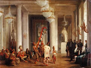 Dance by Iowa Indians in the Salon de la Paix at the Tuileries Dance by Iowa Indians in the Salon de la Paix at the Tuileries
