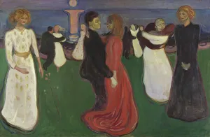 1899 Prints: The Dance of Life, Started 1899, finished 1900. Creator: Edvard Munch
