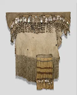 Beading Gallery: Dance Skirt and Apron, 1850 / 60. Creator: Unknown