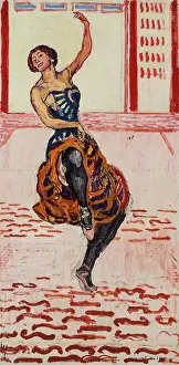Schwitzerland Prints: Dancer, 1912. Creator: Hodler, Ferdinand (1853-1918)