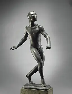 1914 Prints: The Dancer, 1914. Creator: George Kolbe