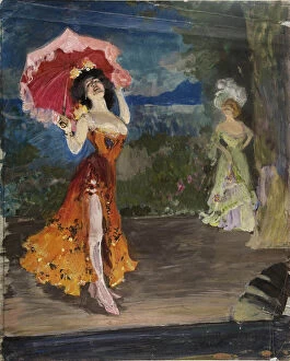 Dancer, Early 1900s. Artist: Vinogradov, Sergei Arsenyevich (1869-1938)