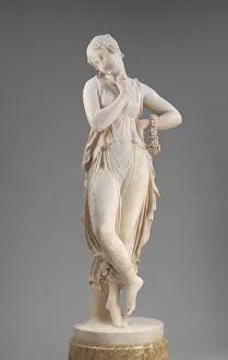 Dancer with Finger on Chin, model 1809/1814, carved 1819/1823. Creator: Antonio Canova Dancer with Finger on Chin, model 1809/1814, carved 1819/1823. Creator: Antonio Canova