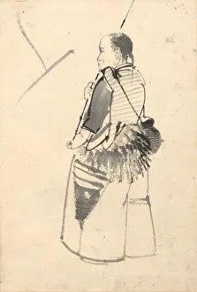 Dancer in a Fishermans Costume. Creator: Kono Bairei (Japanese, 1844-1895)