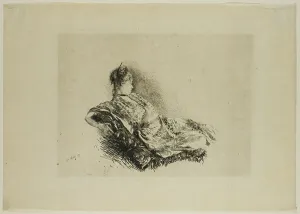 Nittis Giuseppe De Prints: The Dancer Holoke-Go-Zen, 1873. Creator: Giuseppe de Nittis