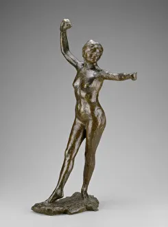 Preparations Gallery: Dancer Ready to Dance, Right Foot Forward, modeled 1882-95 (cast 1919 / 21)