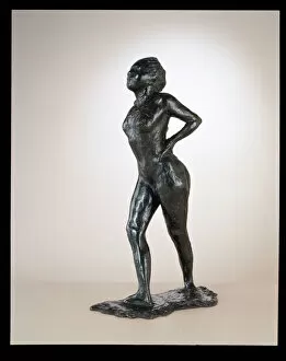 Hands On Hips Gallery: Dancer At Rest, Hands On Hips, Right Leg Forward, c. 1881-1890 / cast 1919-1925