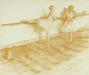 Exercising Prints: Dancers at the Bar, 1889–90. Creator: Georges William Thornley