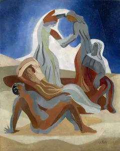 Dancers on a Beach. Artist: Exter, Alexandra Alexandrovna (1882-1949)