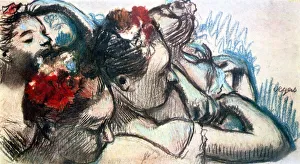 Dancers Heads, 1899. Artist: Edgar Degas