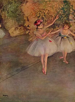 Tutu Prints: Two Dancers on Stage, 1874