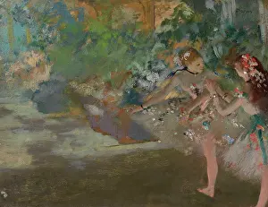 Dancers Prints: Two Dancers on a Stage, c1880. Creator: Degas, Edgar (1834-1917)
