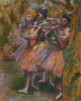 Dancers Prints: Three Dancers (Trois danseuses), c1904-1906. Creator: Degas, Edgar (1834-1917)
