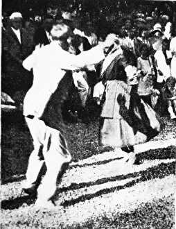 Dances Boleros in the city of Pollenca in 1926