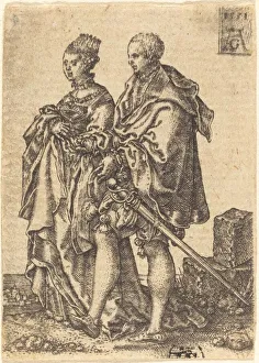 Dancing Couple, 1551. Creator: Heinrich Aldegrever
