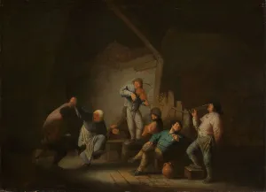 Dancing Couple, c.1635. Creator: Adriaen van Ostade