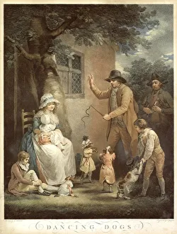 Domestic Animals Prints: Dancing Dogs, c. 1800. Artist: Morland, George (1736-1804)
