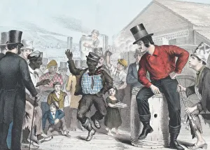 Ragged Gallery: Dancing for Eels, 1848. Creator: James Brown