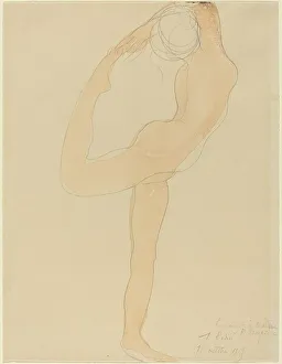 Life Drawing Prints: Dancing Figure, 1905. Creator: Auguste Rodin