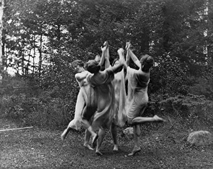 Four dancing figures, n.d.. Creator: Frances Benjamin Johnston