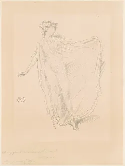 And Xa9 Prints: The Dancing Girl, 1889. Creator: James Abbott McNeill Whistler