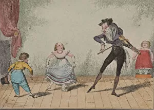 Minuet Gallery: The dancing lesson: The Minuet, 1835