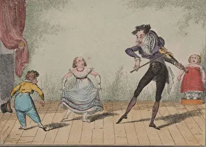 Minuet Gallery: The dancing lesson: The Minuet, 1835