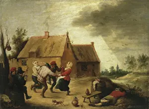 Celebrations Prints: Dancing Peasants, 1660. Creator: Abraham Teniers