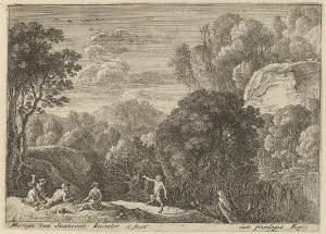 Swanevelt Herman Van Prints: A Dancing Satyr. Creator: Herman van Swanevelt