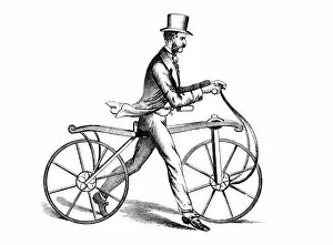 Bicycle Collection: The dandy horse, c1818