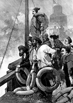 Lifebelts Prints: 'Danger!', 1890. Creator: Unknown