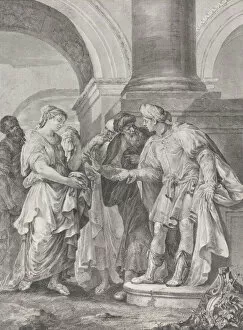 Disputing Gallery: Daniel argues with the elders while Susanna stands at left, 1732-50