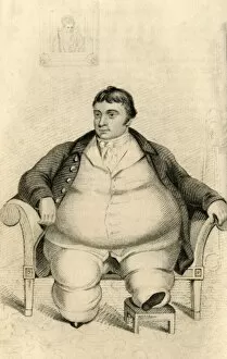 Obese Gallery: Daniel Lambert, of Surprising Corpulency, 1821. Creator: R Cooper