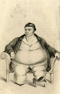 Obesity Prints: Daniel Lambert, of Surprising Corpulency, 1821. Creator: R Cooper