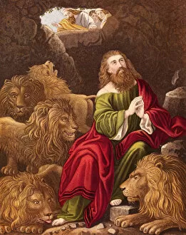 Hebrew Gallery: Daniel in the Lions Den