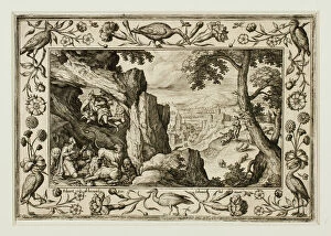 Daniel Collection: Daniel in the Lions Den, from Landscapes with Old and New Testament Scenes