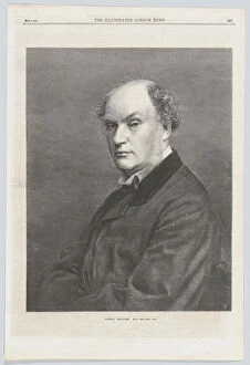 Painter Gallery: Daniel Maclise, R.A. from 'Illustrated London News', May 9, 1868. Creator: Mason Jackson