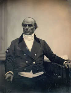 Southworth Albert Sands Prints: Daniel Webster, ca. 1850. Creators: Josiah Johnson Hawes, Albert Sands Southworth