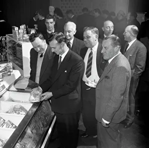 Freezer Prints: Danish Bacon Company exhibition day, Wilsic, near Doncaster, South Yorkshire, 1961